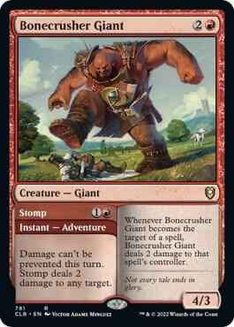 Bonecrusher Giant // Stomp [Commander Legends: Battle for Baldur's Gate]