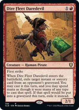 Dire Fleet Daredevil [Commander Legends: Battle for Baldur's Gate]