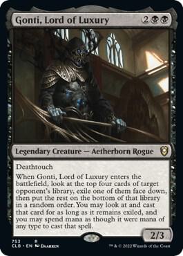 Gonti, Lord of Luxury [Commander Legends: Battle for Baldur's Gate]