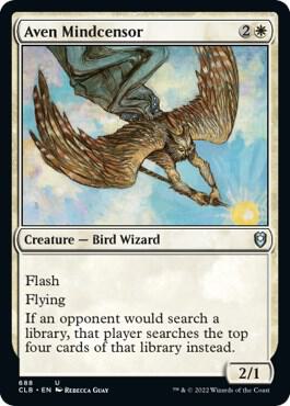 Aven Mindcensor [Commander Legends: Battle for Baldur's Gate]