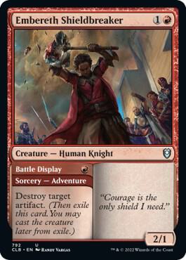 Embereth Shieldbreaker // Battle Display [Commander Legends: Battle for Baldur's Gate]