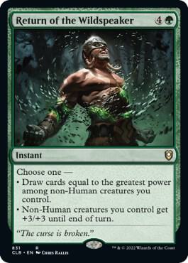 Return of the Wildspeaker [Commander Legends: Battle for Baldur's Gate]