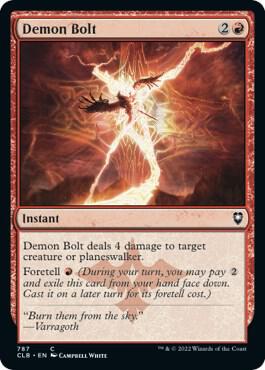 Demon Bolt [Commander Legends: Battle for Baldur's Gate]