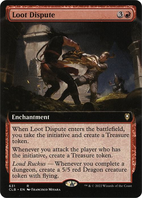 Loot Dispute (Extended Art) [Commander Legends: Battle for Baldur's Gate]