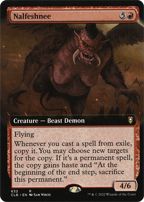 Nalfeshnee (Extended Art) [Commander Legends: Battle for Baldur's Gate]