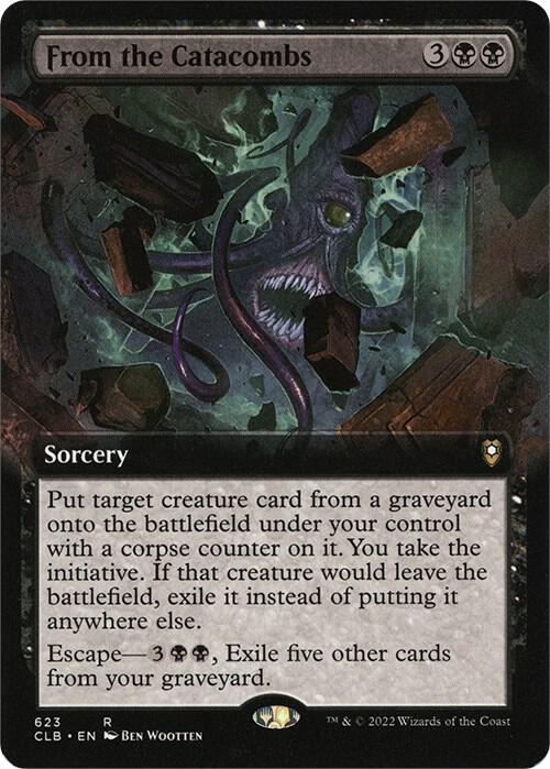 From the Catacombs (Extended Art) [Commander Legends: Battle for Baldur's Gate]