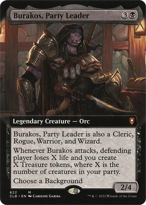 Burakos, Party Leader (Extended Art) [Commander Legends: Battle for Baldur's Gate]