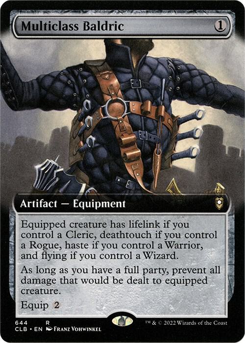Multiclass Baldric (Extended Art) [Commander Legends: Battle for Baldur's Gate]
