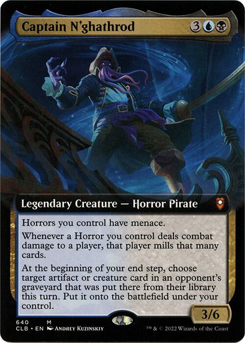 Captain N'ghathrod (Extended Art) [Commander Legends: Battle for Baldur's Gate]