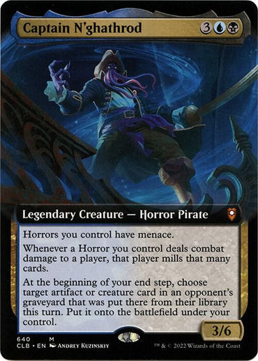 Captain N'ghathrod (Extended Art) [Commander Legends: Battle for Baldur's Gate]