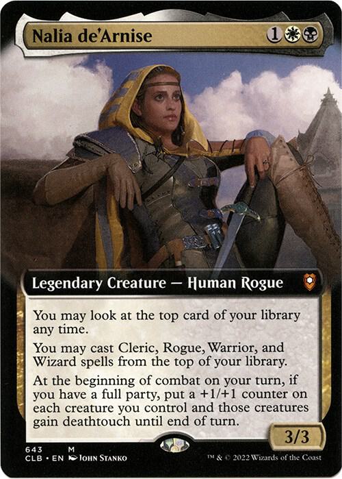 Nalia de'Arnise (Extended Art) [Commander Legends: Battle for Baldur's Gate]