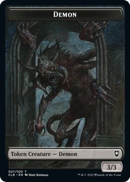 Demon Token [Commander Legends: Battle for Baldur's Gate Tokens]