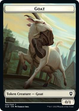 Goat Token [Commander Legends: Battle for Baldur's Gate Tokens]