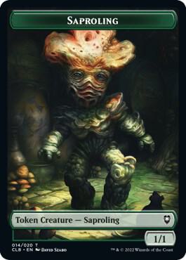 Saproling Token [Commander Legends: Battle for Baldur's Gate Tokens]