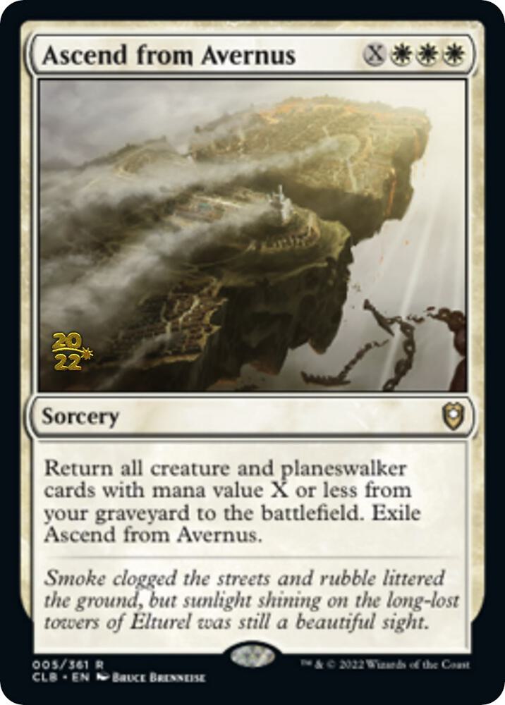 Ascend from Avernus [Commander Legends: Battle for Baldur's Gate Prerelease Promos]