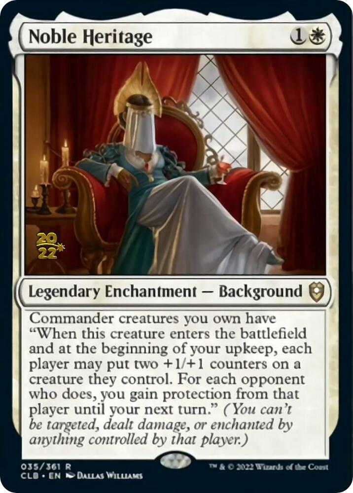 Noble Heritage [Commander Legends: Battle for Baldur's Gate Prerelease Promos]