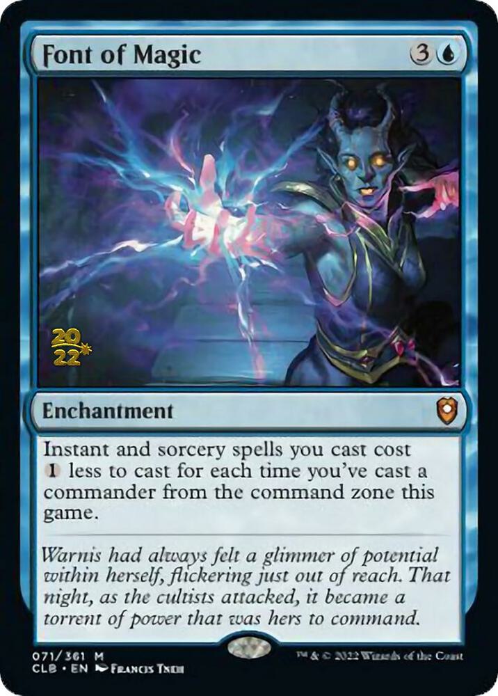 Font of Magic [Commander Legends: Battle for Baldur's Gate Prerelease Promos]