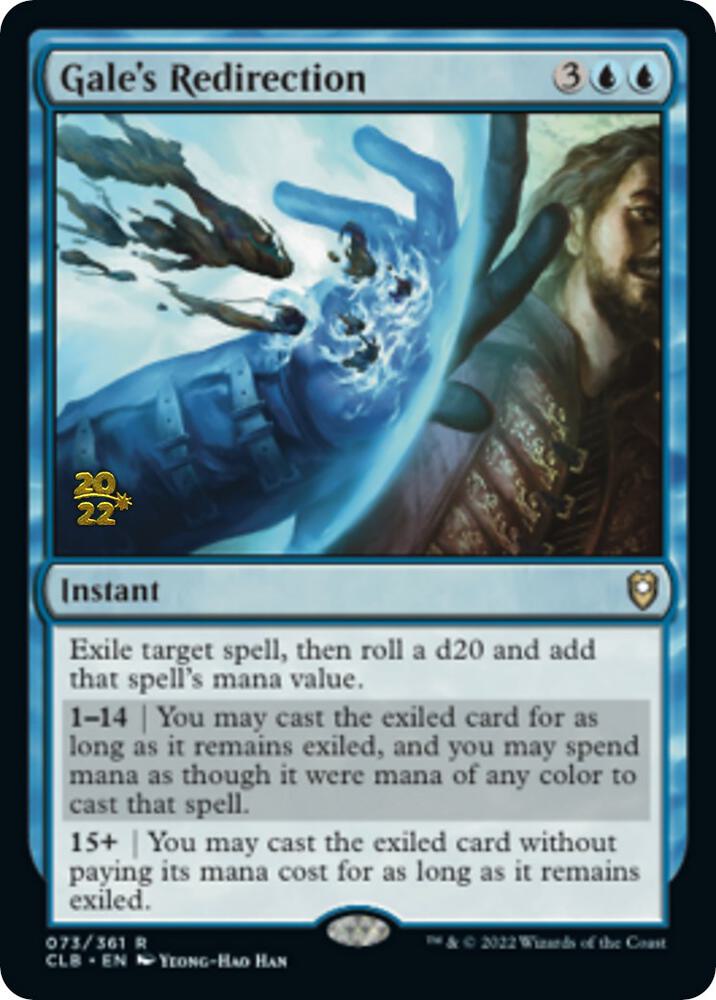 Gale's Redirection [Commander Legends: Battle for Baldur's Gate Prerelease Promos]