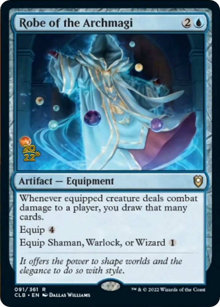 Robe of the Archmagi [Commander Legends: Battle for Baldur's Gate Prerelease Promos]