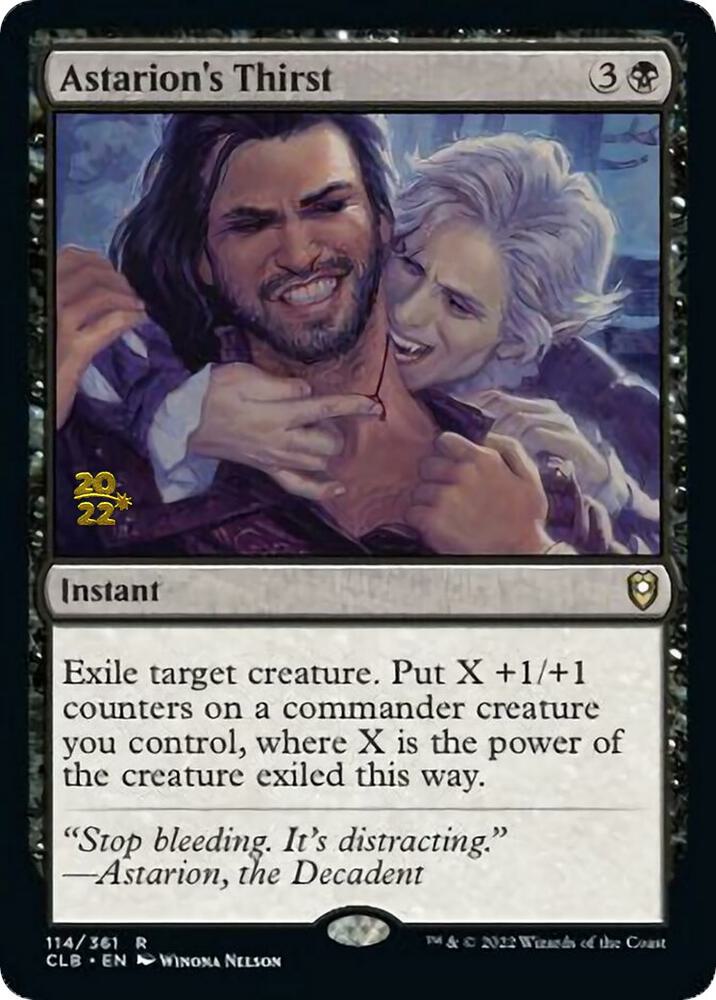Astarion's Thirst [Commander Legends: Battle for Baldur's Gate Prerelease Promos]