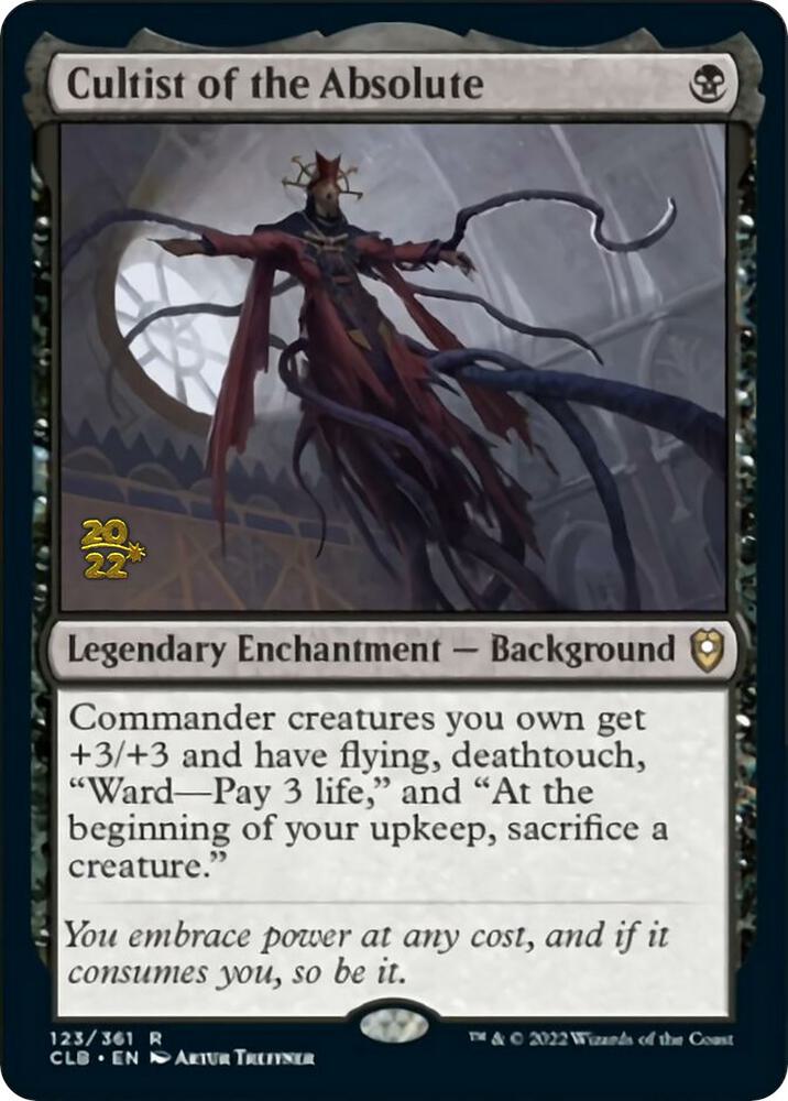 Cultist of the Absolute [Commander Legends: Battle for Baldur's Gate Prerelease Promos]