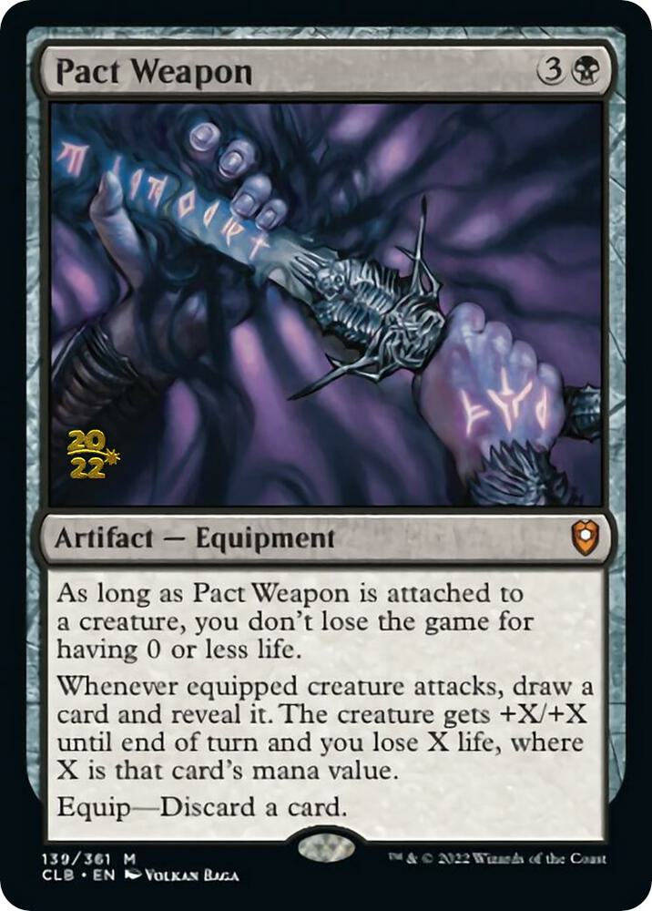 Pact Weapon [Commander Legends: Battle for Baldur's Gate Prerelease Promos]