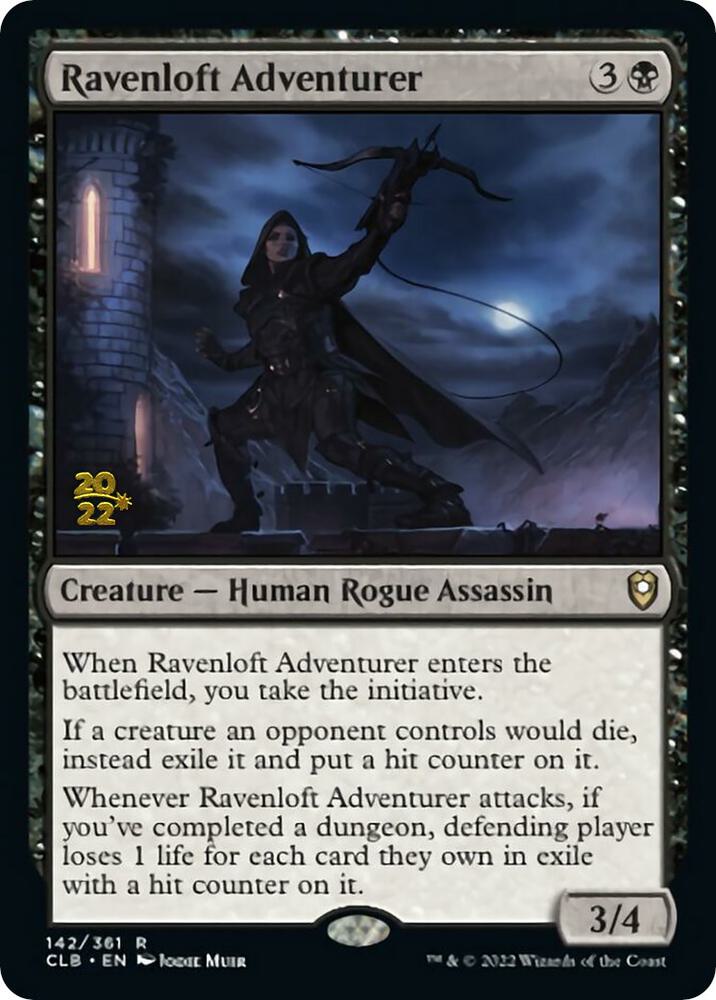 Ravenloft Adventurer [Commander Legends: Battle for Baldur's Gate Prerelease Promos]