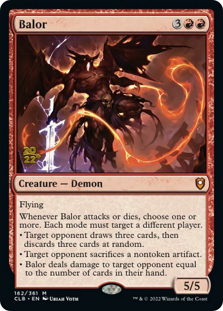 Balor [Commander Legends: Battle for Baldur's Gate Prerelease Promos]