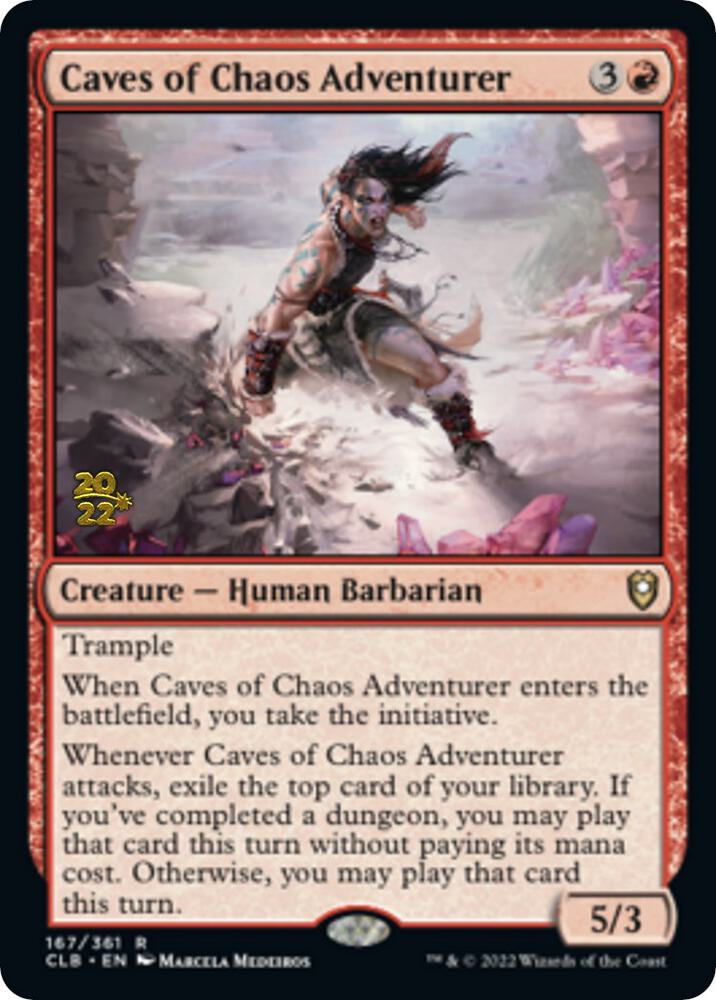 Caves of Chaos Adventurer [Commander Legends: Battle for Baldur's Gate Prerelease Promos]