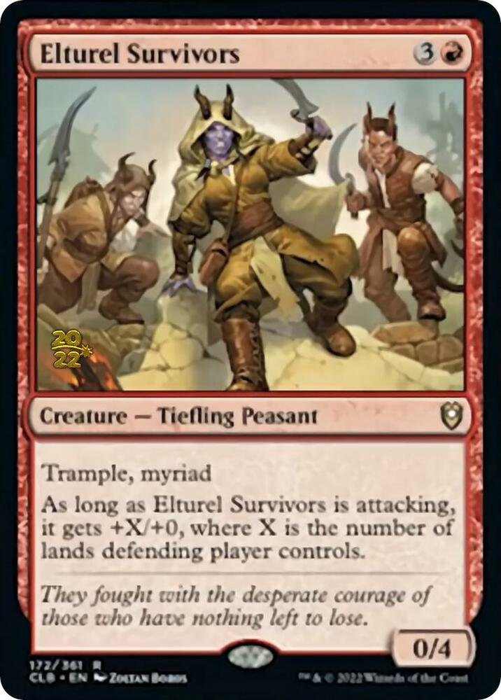 Elturel Survivors [Commander Legends: Battle for Baldur's Gate Prerelease Promos]