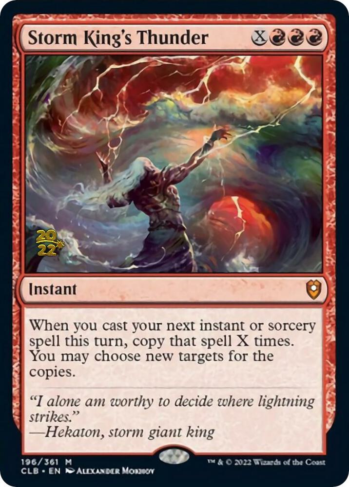 Storm King's Thunder [Commander Legends: Battle for Baldur's Gate Prerelease Promos]