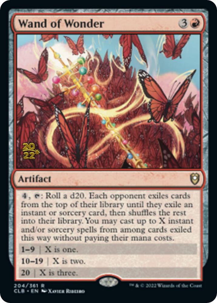 Wand of Wonder [Commander Legends: Battle for Baldur's Gate Prerelease Promos]