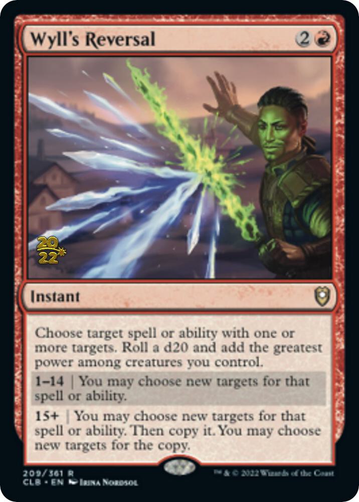 Wyll's Reversal [Commander Legends: Battle for Baldur's Gate Prerelease Promos]