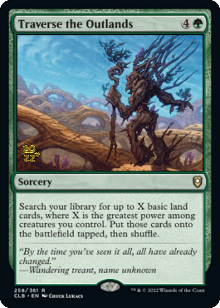 Traverse the Outlands [Commander Legends: Battle for Baldur's Gate Prerelease Promos]