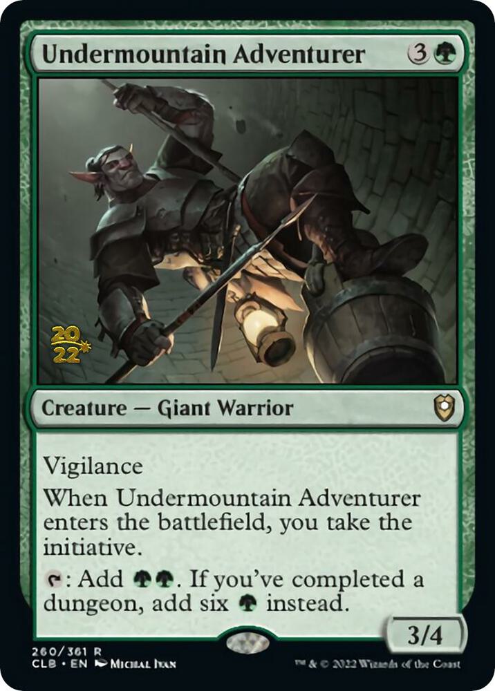 Undermountain Adventurer [Commander Legends: Battle for Baldur's Gate Prerelease Promos]