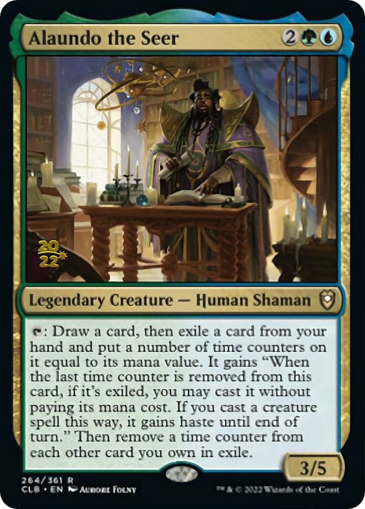 Alaundo the Seer [Commander Legends: Battle for Baldur's Gate Prerelease Promos]