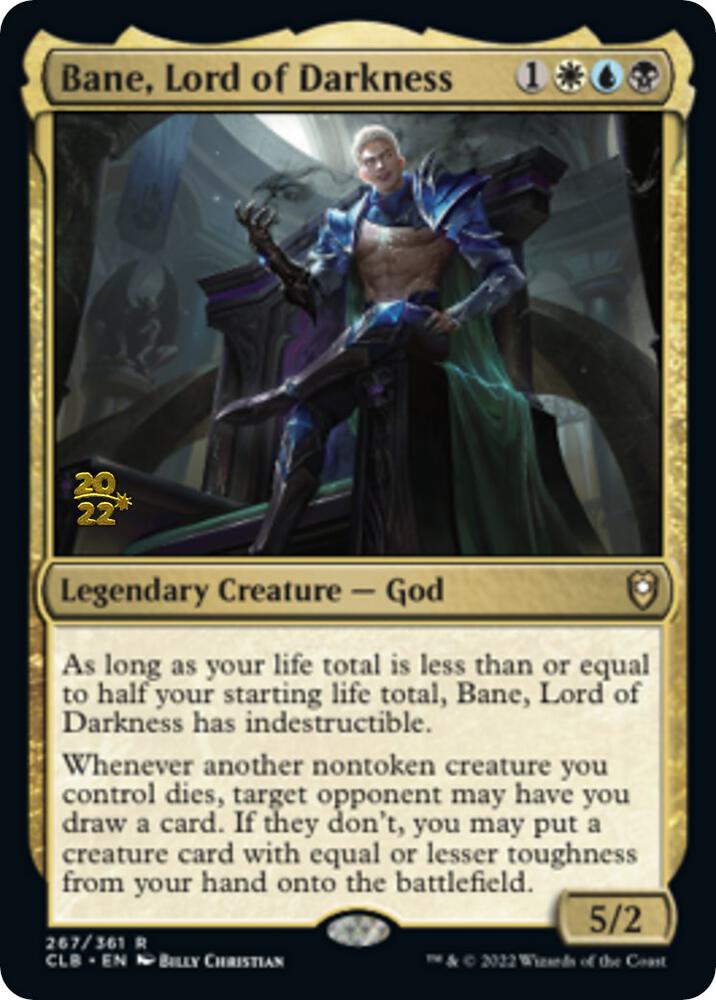 Bane, Lord of Darkness [Commander Legends: Battle for Baldur's Gate Prerelease Promos]