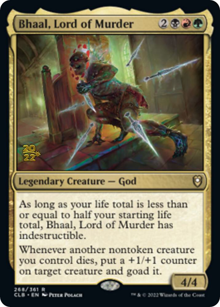 Bhaal, Lord of Murder [Commander Legends: Battle for Baldur's Gate Prerelease Promos]