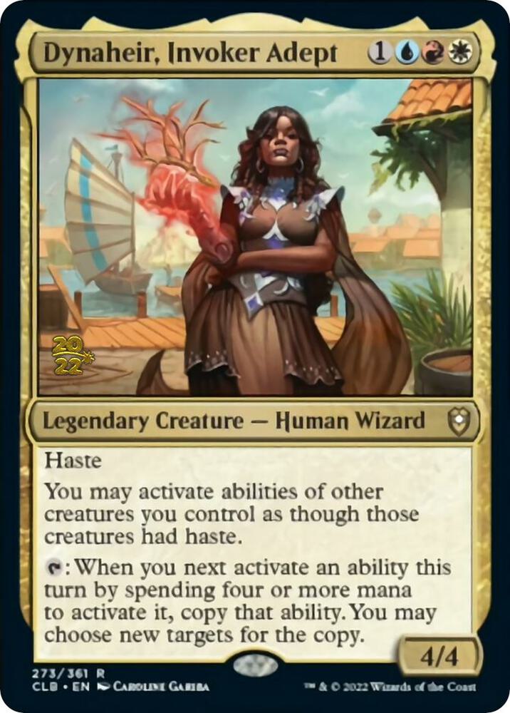 Dynaheir, Invoker Adept [Commander Legends: Battle for Baldur's Gate Prerelease Promos]
