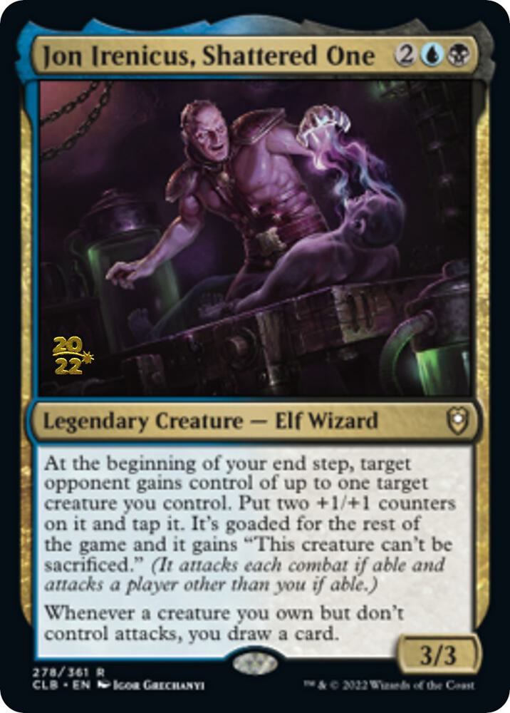Jon Irenicus, Shattered One [Commander Legends: Battle for Baldur's Gate Prerelease Promos]