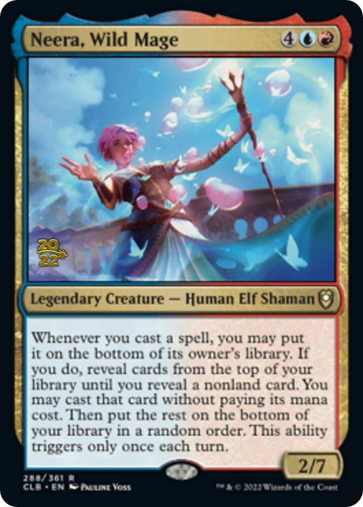 Neera, Wild Mage [Commander Legends: Battle for Baldur's Gate Prerelease Promos]