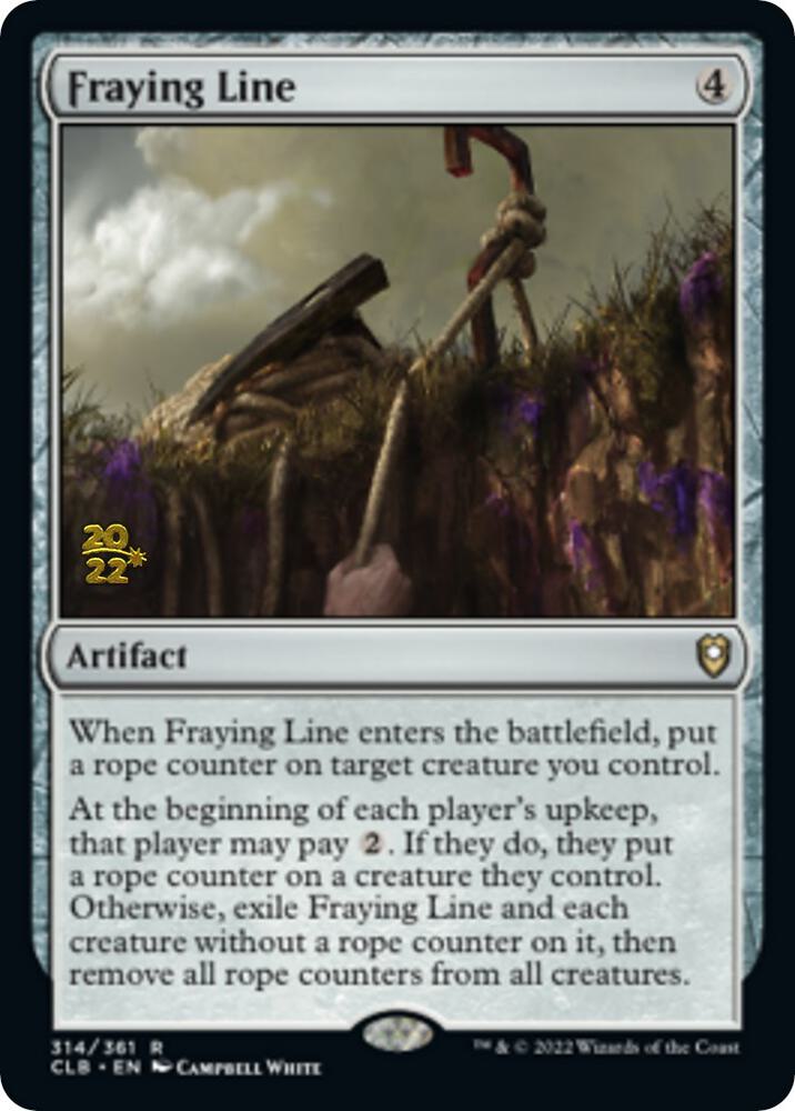 Fraying Line [Commander Legends: Battle for Baldur's Gate Prerelease Promos]