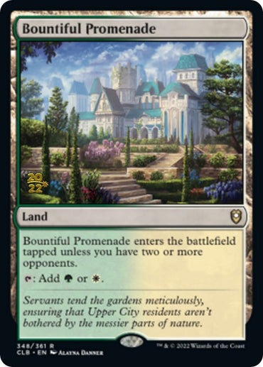 Bountiful Promenade [Commander Legends: Battle for Baldur's Gate Prerelease Promos]