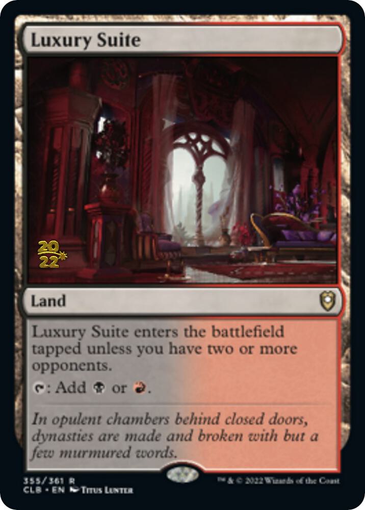 Luxury Suite [Commander Legends: Battle for Baldur's Gate Prerelease Promos]