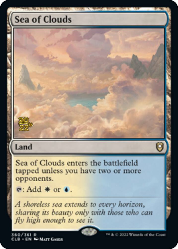 Sea of Clouds [Commander Legends: Battle for Baldur's Gate Prerelease Promos]