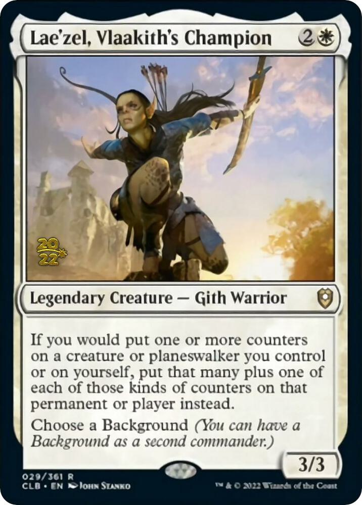 Lae'zel, Vlaakith's Champion [Commander Legends: Battle for Baldur's Gate Prerelease Promos]