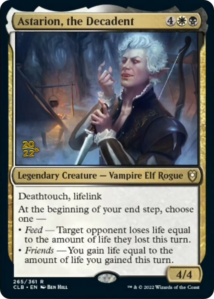 Astarion, the Decadent [Commander Legends: Battle for Baldur's Gate Prerelease Promos]