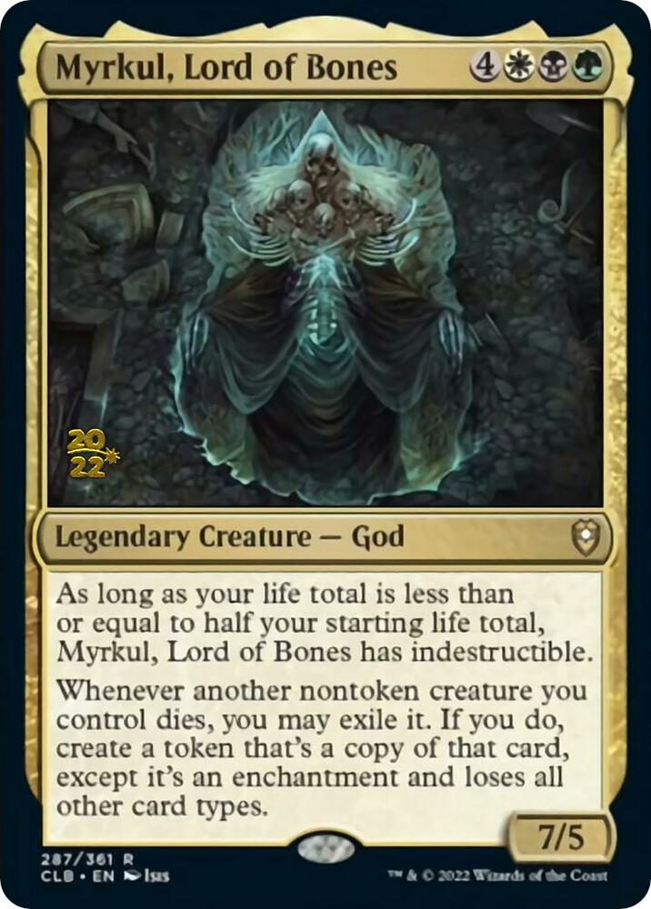 Myrkul, Lord of Bones [Commander Legends: Battle for Baldur's Gate Prerelease Promos]