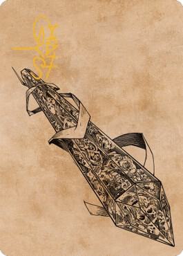 Stonespeaker Crystal Art Card (Gold-Stamped Signature) [Commander Legends: Battle for Baldur's Gate Art Series]