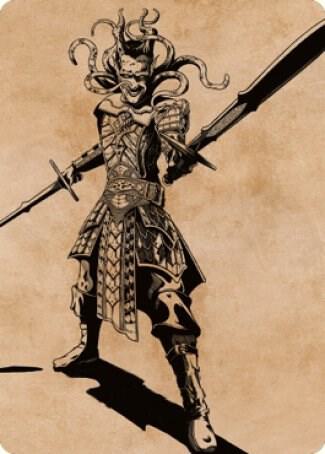 Zevlor, Elturel Exile Art Card (78) [Commander Legends: Battle for Baldur's Gate Art Series]